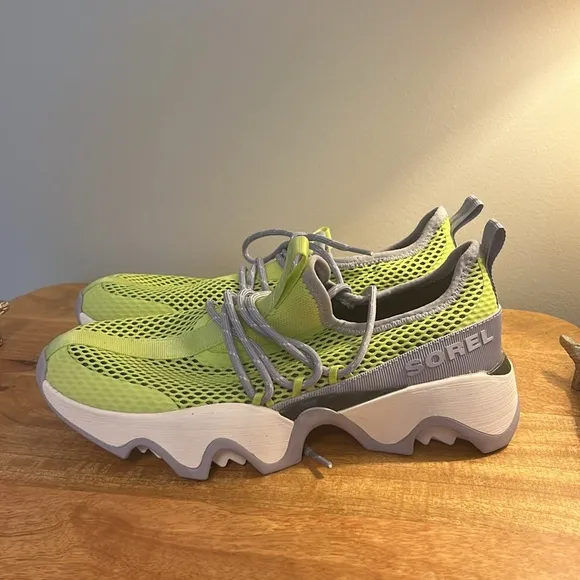 Sorel Kinetic Impact Lace Sneaker Women’s Neon Green