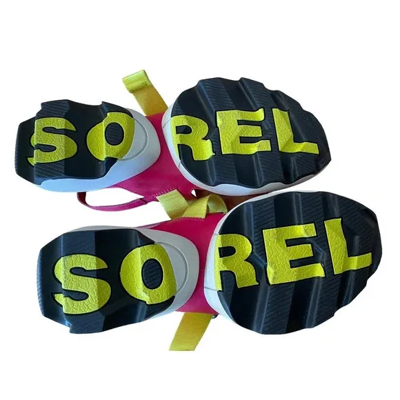 SOREL Kinetic Impact Sling Sandals in Bright Pink Size 9.5 Shoes