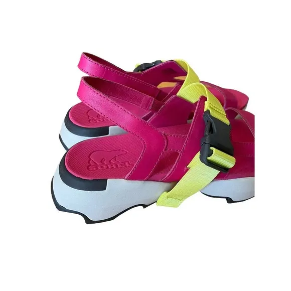 SOREL Kinetic Impact Sling Sandals in Bright Pink Size 9.5 Shoes