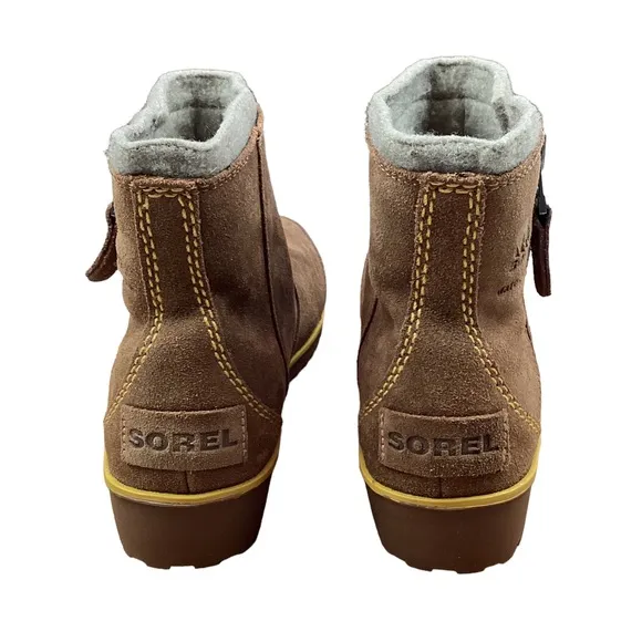 SOREL Meadow Winter Zip-Up Boots Sz 6