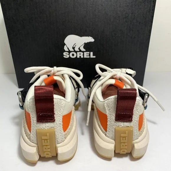 Sorel ONA 718 EQ Low Sneakers Lace-up Buckle Chalk Size 5.5 NEW