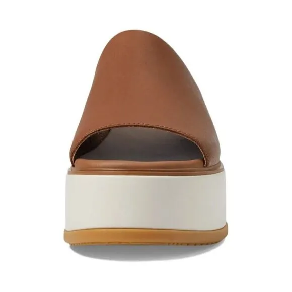 Sorel Shoes Dayspring Tan Chunky Slide Sandals