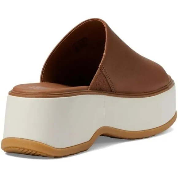 Sorel Shoes Dayspring Tan Chunky Slide Sandals