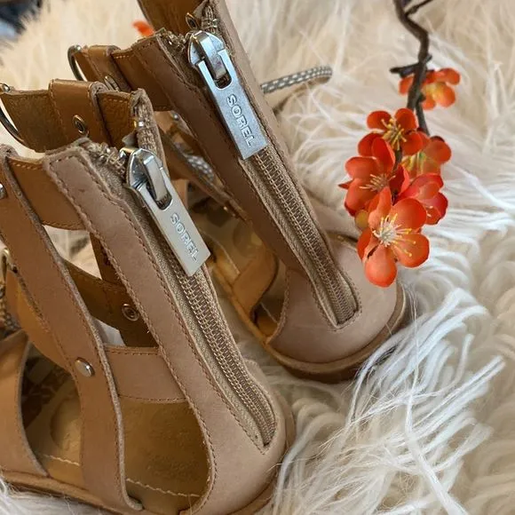 💞SOREL💞leather gorgeous sandals