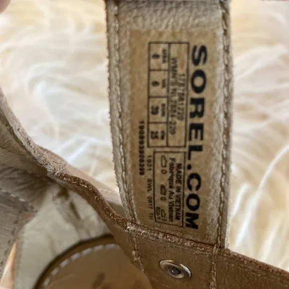 💞SOREL💞leather gorgeous sandals