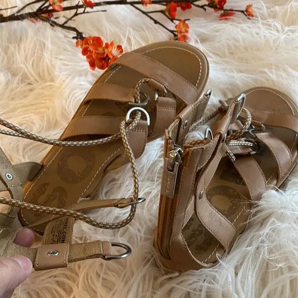💞SOREL💞leather gorgeous sandals