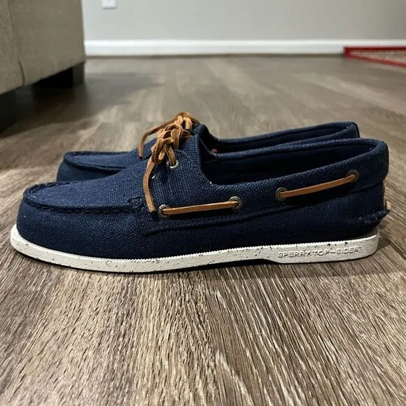 Sperry Men's SeaCycled™‎ Authentic Original 2-Eye Baja Boat Shoes, M10