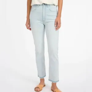 Splendid 29 Jeans Easy Slim Release Hem Crop Jean light wash NWT