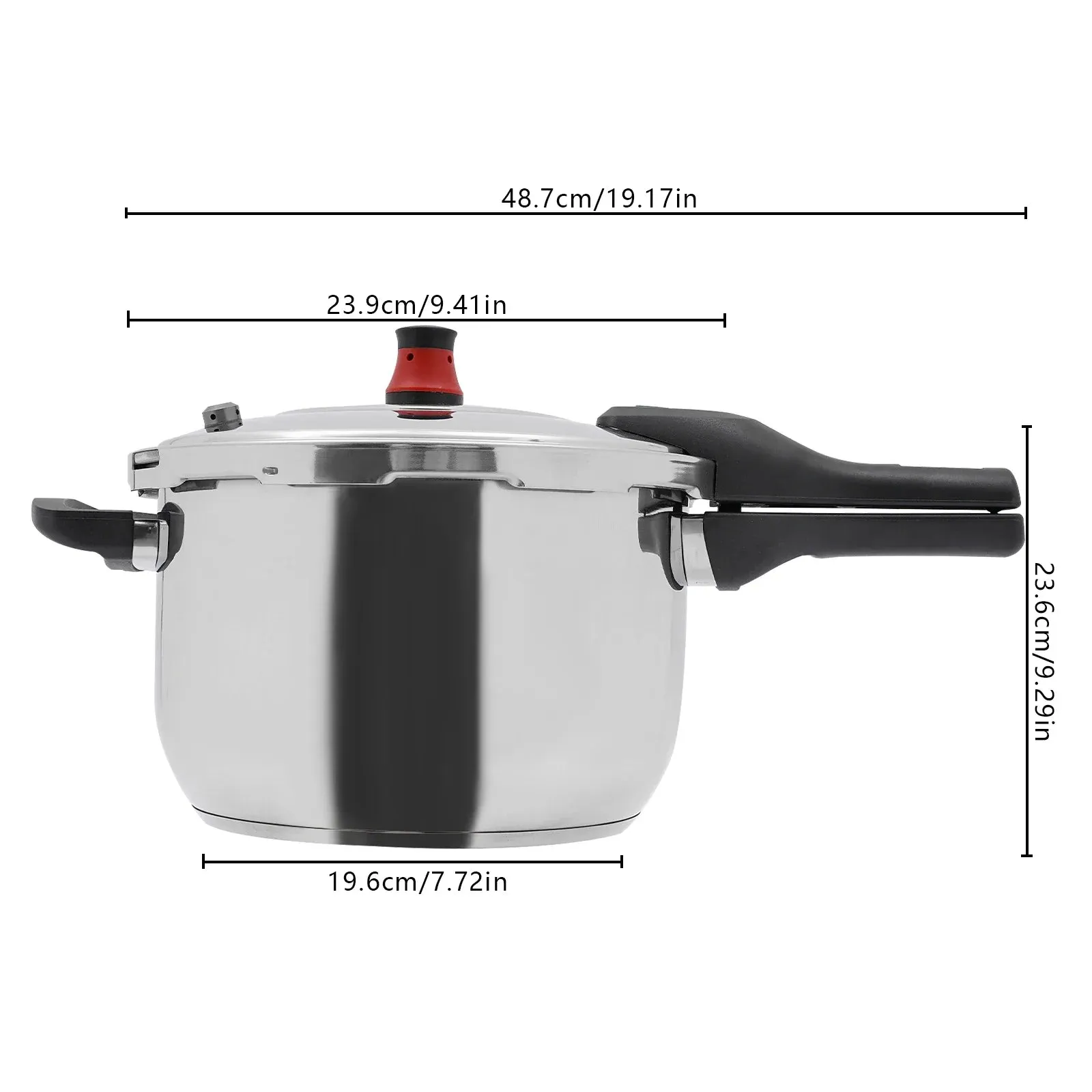Stainless steel explosion-proof pressure cooker composite multi-layer.