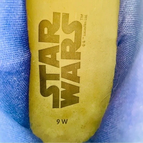 Star Wars Ubuntu Baby Yoda Grogu Slip On Loafers Size 9