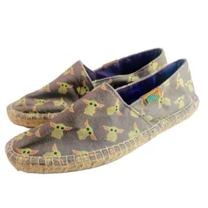 Star Wars Ubuntu Baby Yoda Grogu Slip On Loafers Size 9