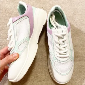 STEVE MADDEN Leather Platform Sneakers
