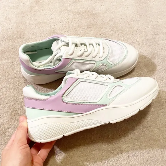 STEVE MADDEN Leather Platform Sneakers