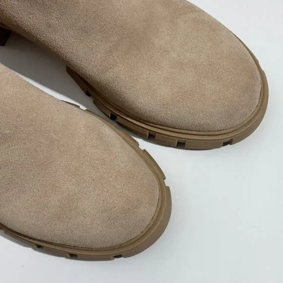 Steve Madden Sand Howler Chelsea Lug Sole Block Heel Ankle Boots Size 8.5