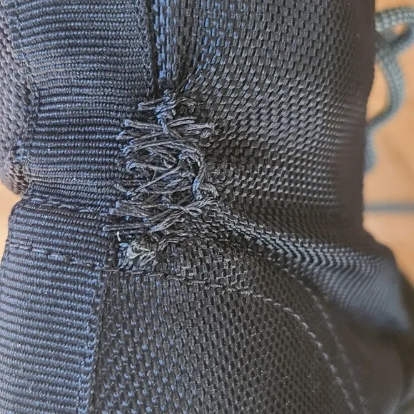 Steve Madden Timbor black vegan boots zip side lace up sz 8 combat, hiking comfy