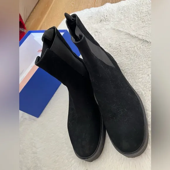 Stuart Weitzman Black Chelsea Boots