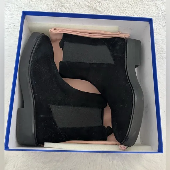 Stuart Weitzman Black Chelsea Boots