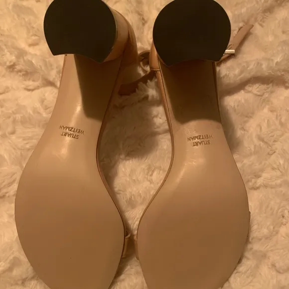 Stuart Weitzman block heels approximately 3”