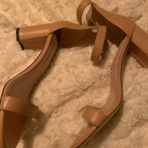 Stuart Weitzman block heels approximately 3”
