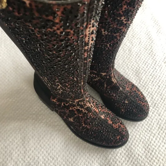 Stuart Weitzman Girls' Boots with Crystals