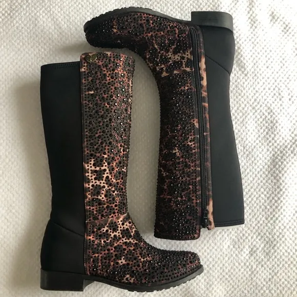 Stuart Weitzman Girls' Boots with Crystals