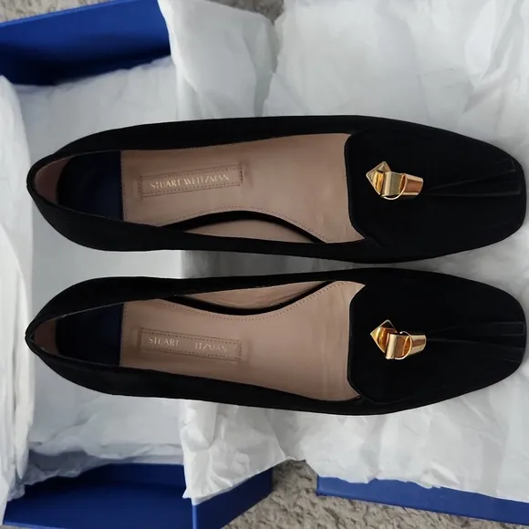 💐Stuart Weitzman Slipknot Suede Loafer Women's Size 5.5
