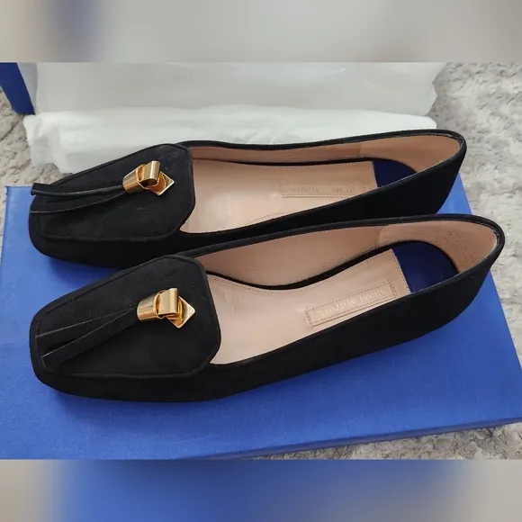 💐Stuart Weitzman Slipknot Suede Loafer Women's Size 5.5