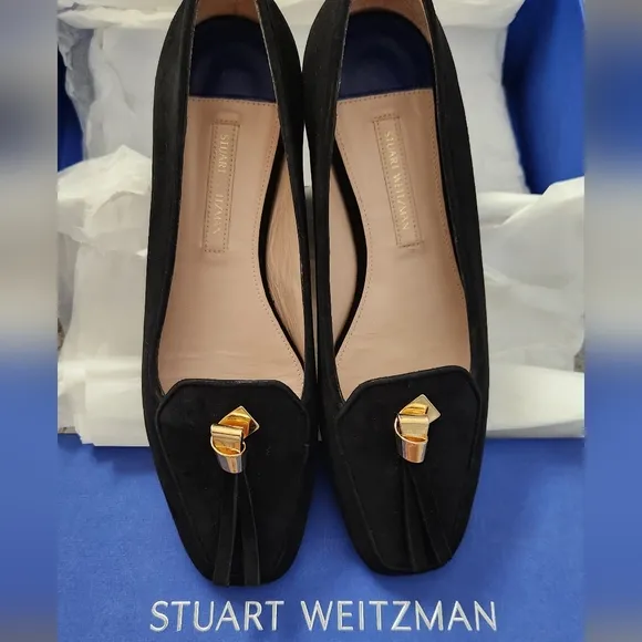 💐Stuart Weitzman Slipknot Suede Loafer Women's Size 5.5