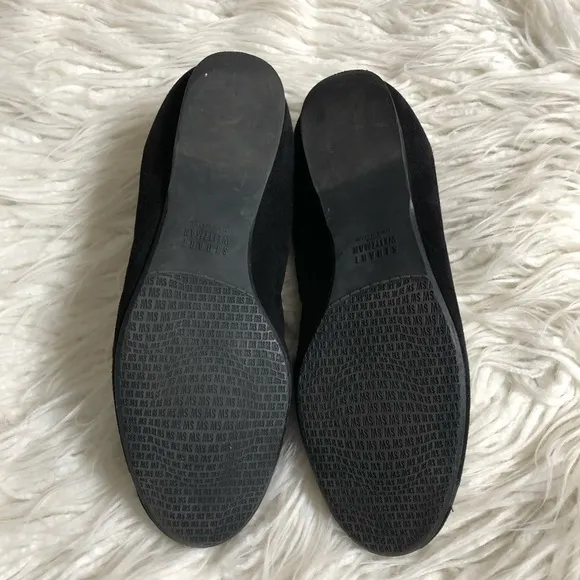 Stuart Weitzman Suede Lastikon Flats with Elastic