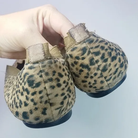 Stuart Weitzman | Suede Leopard Print Flats 10