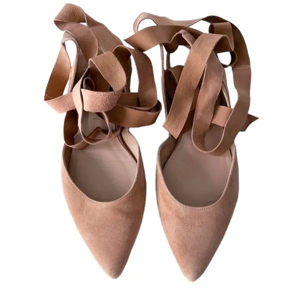 Stuart Weitzman Supersonic Suede Flat | 6.5