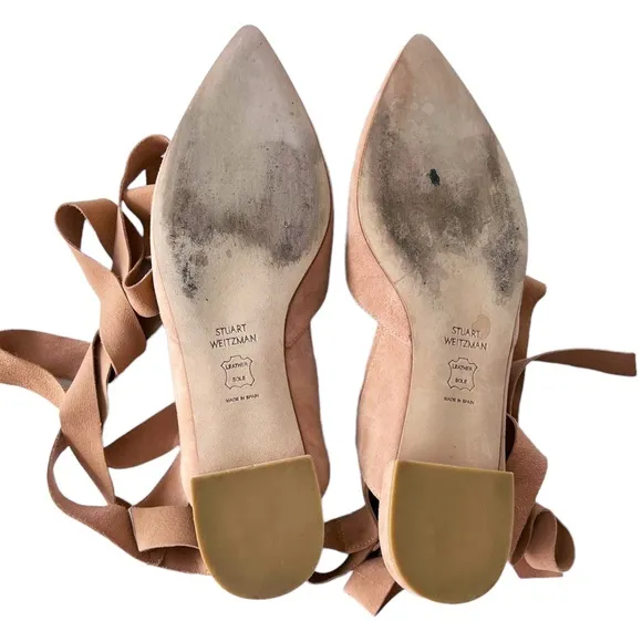 Stuart Weitzman Supersonic Suede Flat | 6.5