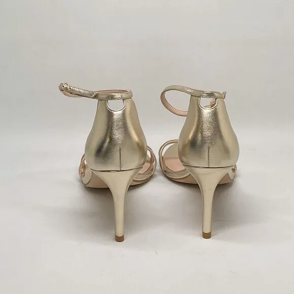 Stuart Weitzman Metallic Leather Sandals size 7