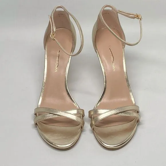 Stuart Weitzman Metallic Leather Sandals size 7