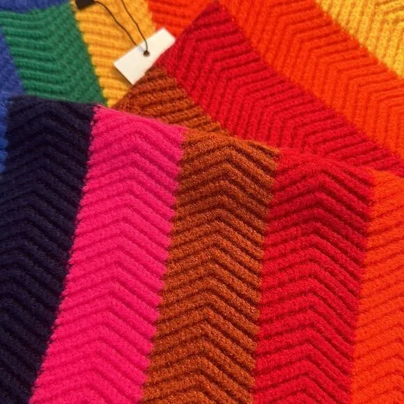 SUGARLIPS Reading Rainbow Cropped Sweater