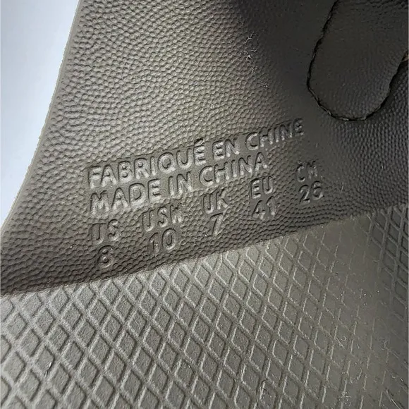 Suicoke Slides Men 8 Ultra Rubber Toe-Strap REMOVED UTA Urich Sandals Olive