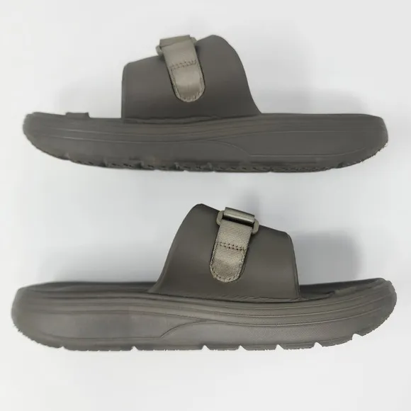 Suicoke Slides Men 8 Ultra Rubber Toe-Strap REMOVED UTA Urich Sandals Olive