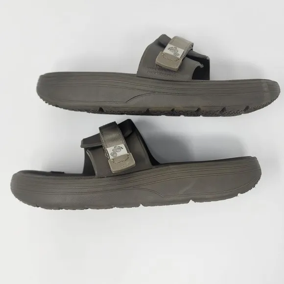 Suicoke Slides Men 8 Ultra Rubber Toe-Strap REMOVED UTA Urich Sandals Olive