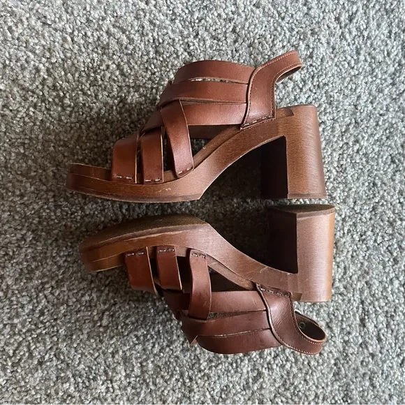 Swedish Hasbeens Vivi Caged Clog Sandals 36