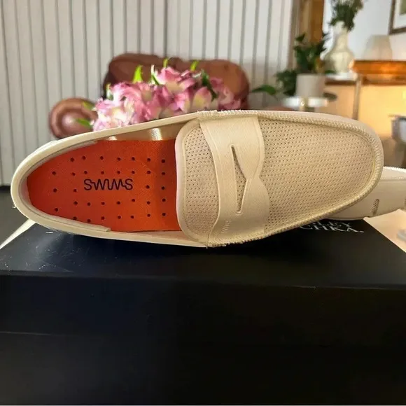 Swims Braided Lace Loafers - White - Men’s Size 8