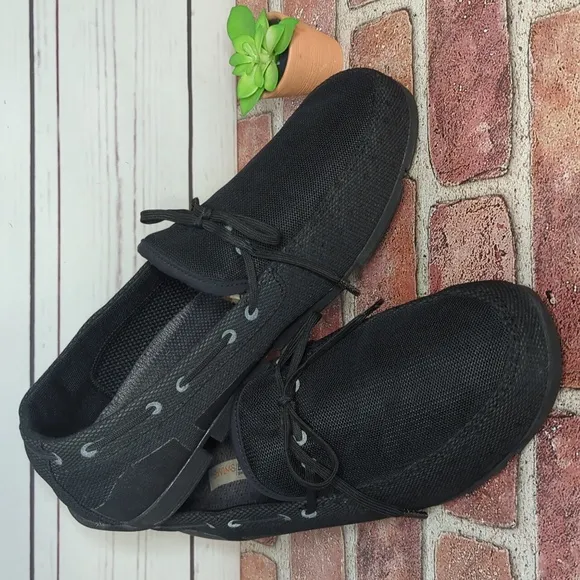 Swims Loafer Men's 9 Black Braided Lace Water Shoes Vacation Fishing Gorpcore