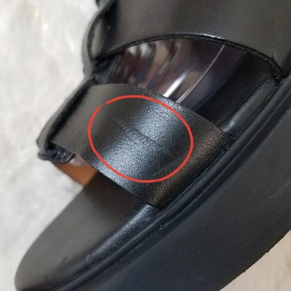 Sézane Low Aly Leather Fisherman Sandals