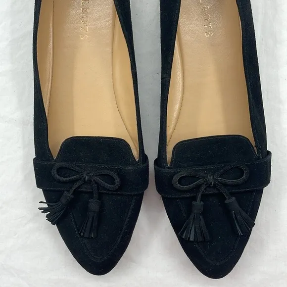 Talbots 9.5M Francesca Driving Flats -Black Suede From Local Talbots.