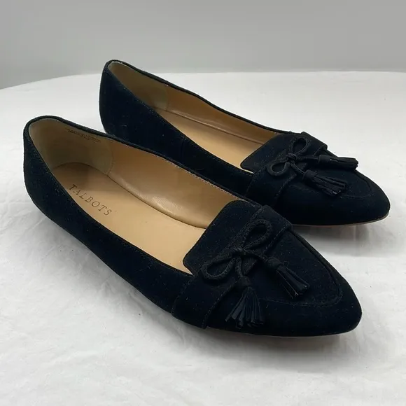 Talbots 9.5M Francesca Driving Flats -Black Suede From Local Talbots.