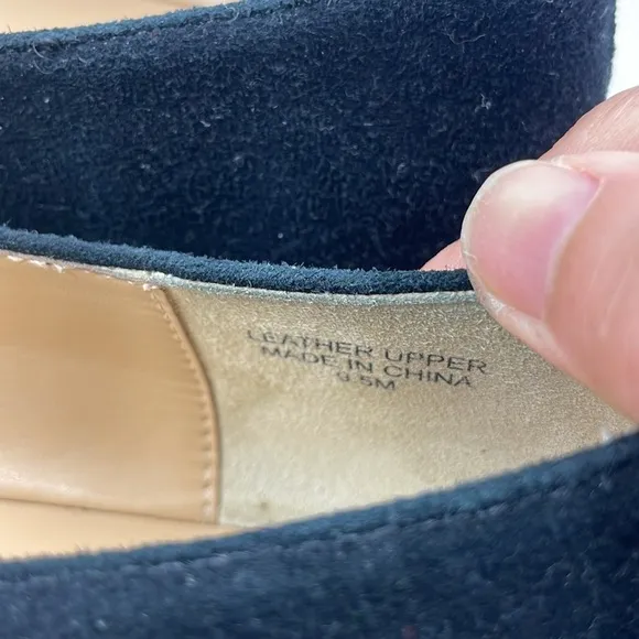 Talbots 9.5M Francesca Driving Flats -Black Suede From Local Talbots.