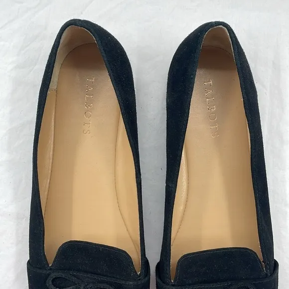 Talbots 9.5M Francesca Driving Flats -Black Suede From Local Talbots.
