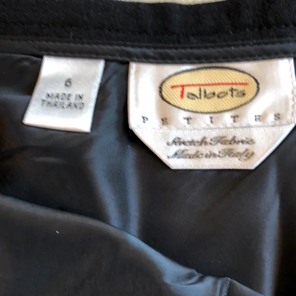 Talbots Black Midi Skirt