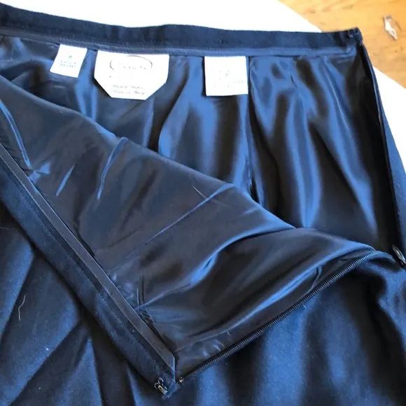 Talbots Black Midi Skirt