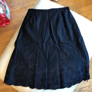 Talbots Black Midi Skirt