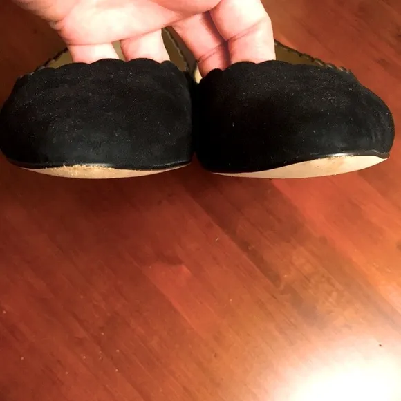 🍁TALBOTS Edison Scallop Genuine Suede Flats
